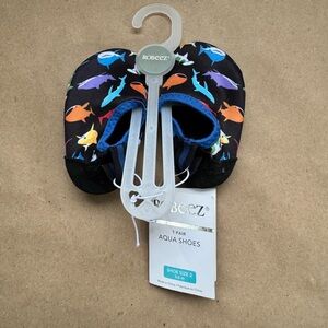 NWT Robeez Sharks Aqua Socks/Shoes. Size 2 (3-6 months).